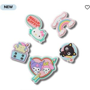 Hello kitty crocs Jibbitz 5pc